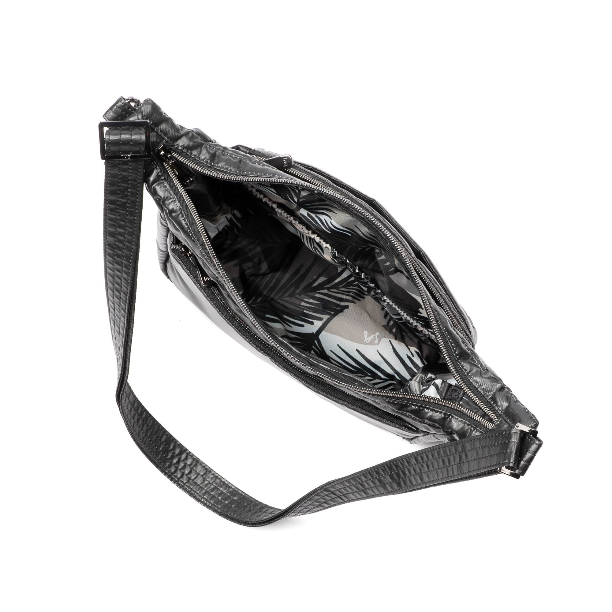 Flutter SE Crossbody Bag - - FlutterSE_MetallicBlack_05